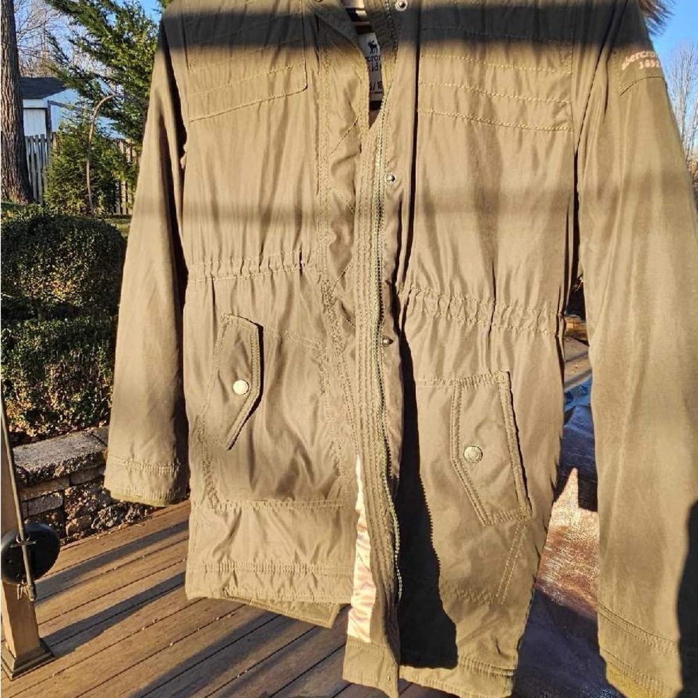 Abercrombie Kids Olive Parka Jacket